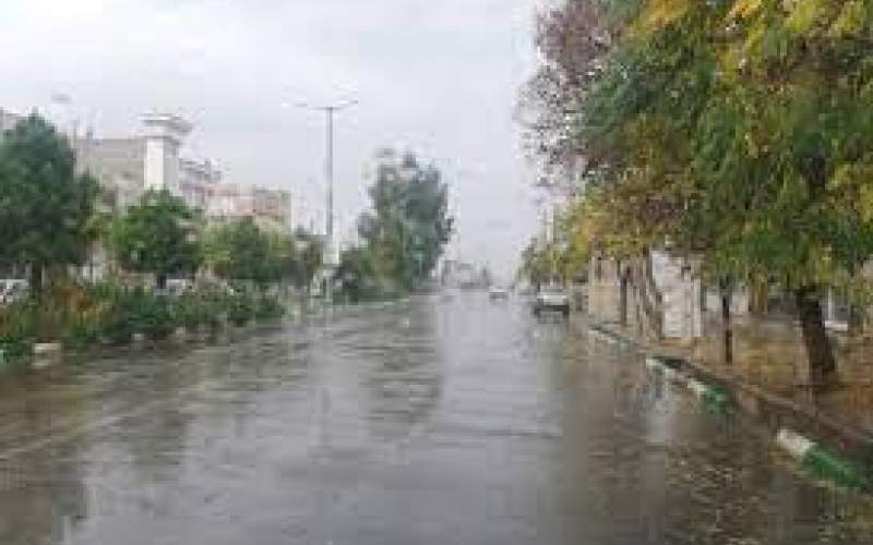 بارش باران و وزش باد در برخی استان‌ها