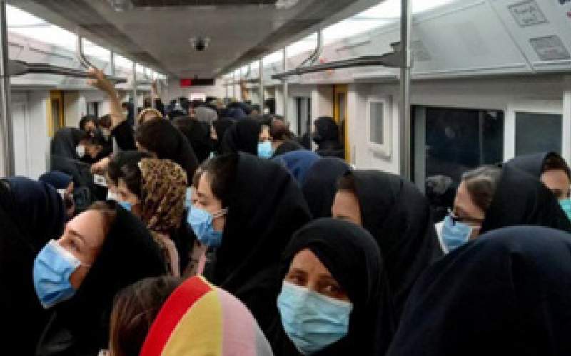 وضعیت متروی تهران در اولین روز هفته/عکس