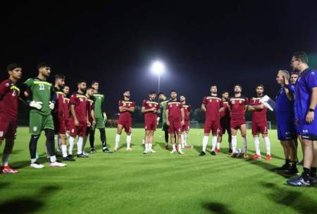 تمرین تیم ملی در قطر بدون اسکوچیچ (عکس)