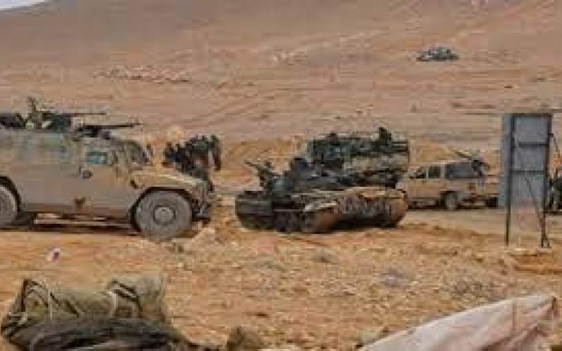 رزمایش مشترک روسیه و سوریه در صحرا
