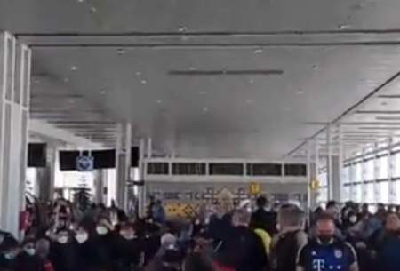 ازدحام شدید زائرین در فرودگاه امام خمینی (ره)