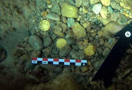 کشف گنجینه بزرگ سکه‌های رومی در دریا