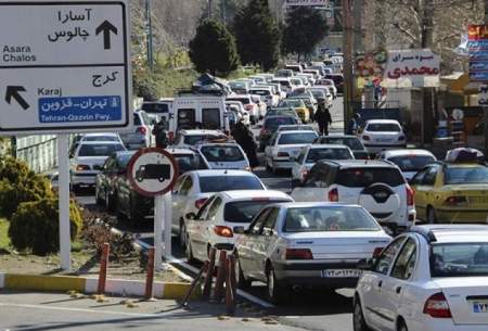 ترافیک در آزادراه تهران -کرج سنگین شد