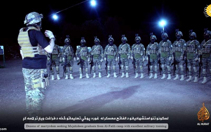 افتتاح شبکه طالبان با تصاویرنیروهای انتحاری!