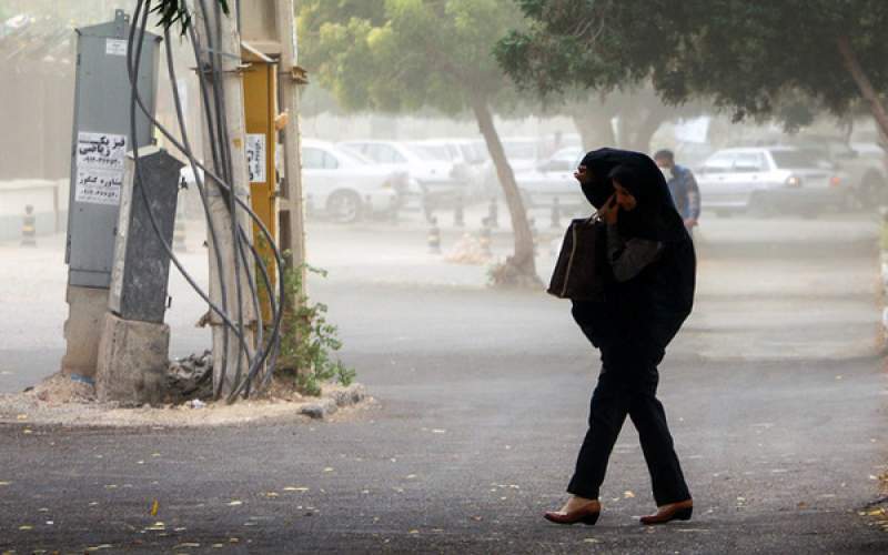 خیزش گردوخاک و کاهش کیفیت هوا در تهران