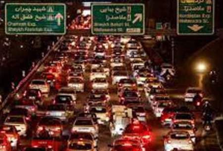 ترافیک عصرگاهی در تمامی معابر تهران
