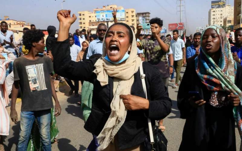 سرکوب تظاهرات مردمی در سودان علیه كودتا
