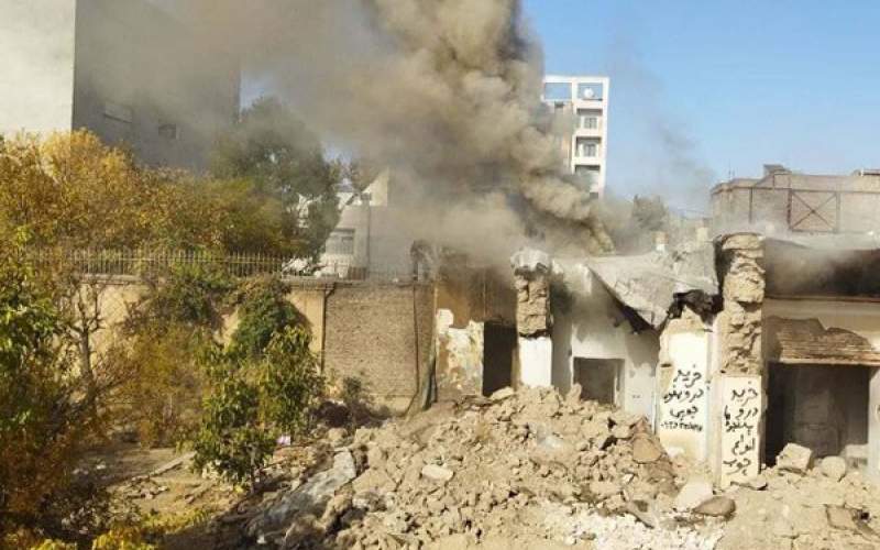 آتش‌سوزی در خانه تاریخی مشکاتیان