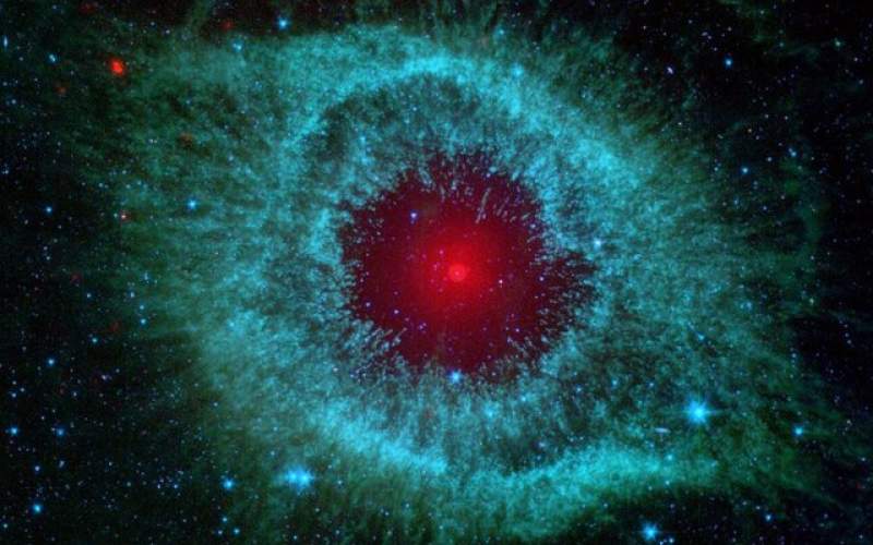 تصویر "چشم خدا" از نگاه تلسکوپ اسپیتزر