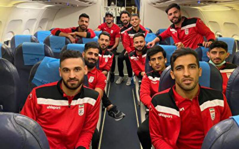 تیم ملی فوتبال ایران عازم اردن شد