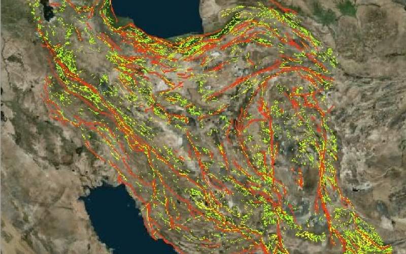 پایش گسل‌ها بر مبنای ایستگاه‌های GPS