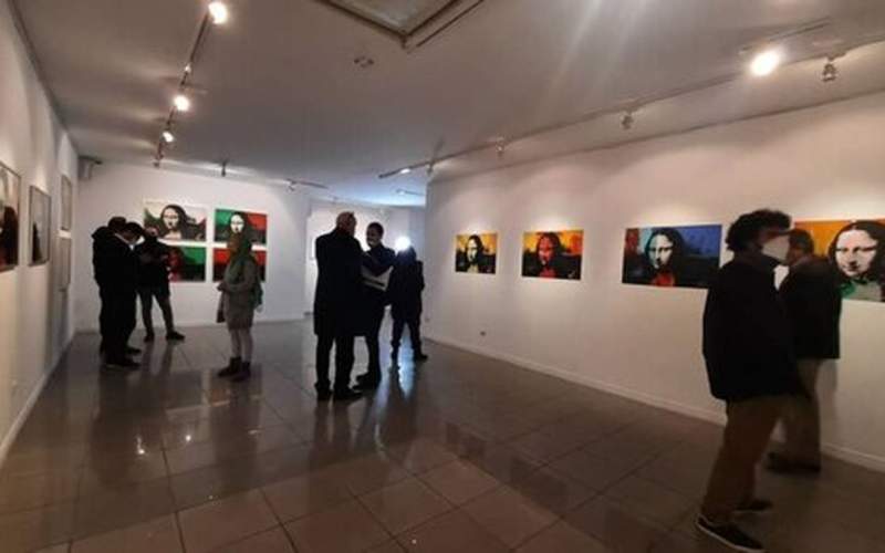 هنرمند ایتالیایی با ۳۵ مونالیزا به تهران آمد