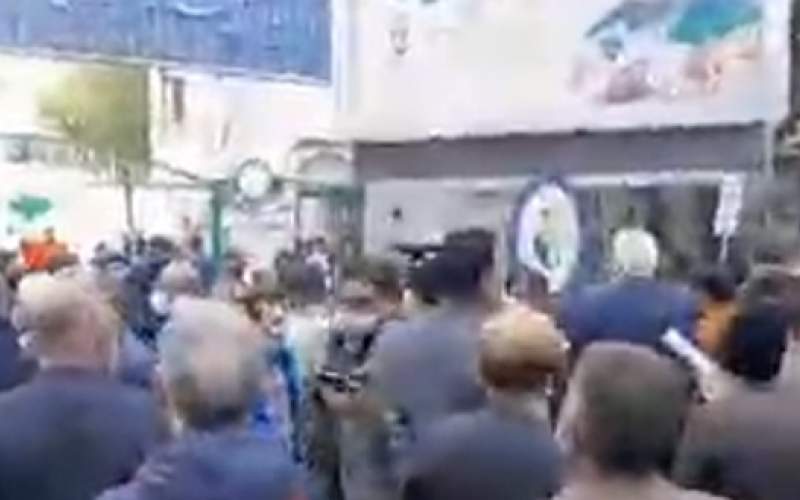 تجمع اعتراضی جانبازان در تهران /فیلم