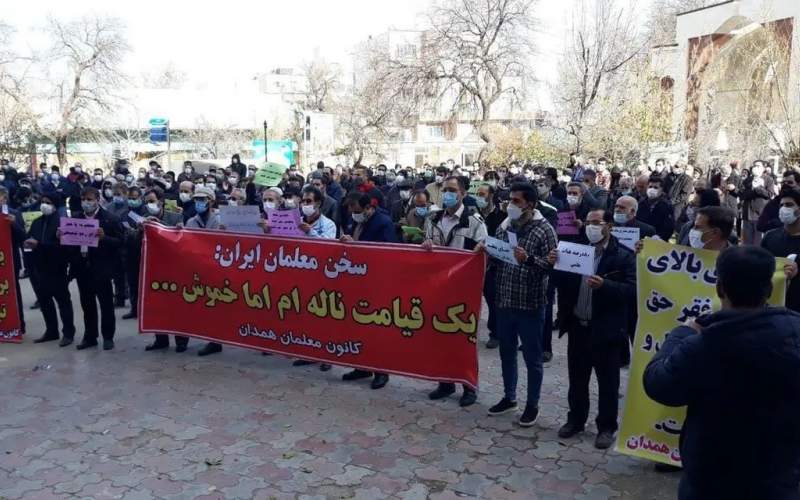 تجمعات اعتراضی فرهنگیان در اعتراض به عدم اجرای طرح رتبه‌بندی