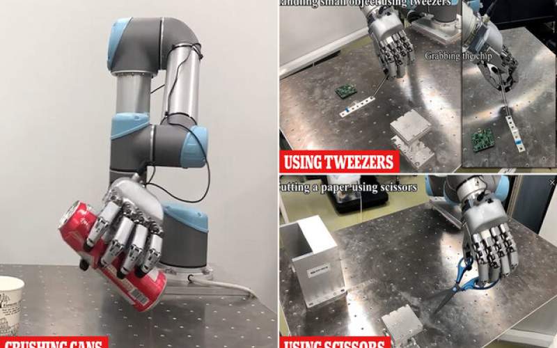 ساخت دست رباتیک با قابلیت‌های منحصربه‌فرد