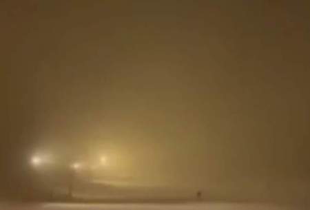 کولاک شدید برف در ایستگاه ۷ توچال/فیلم