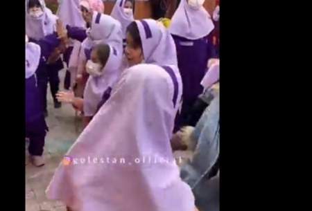 رقص شیرین دختران دانش‌آموز در گرگان