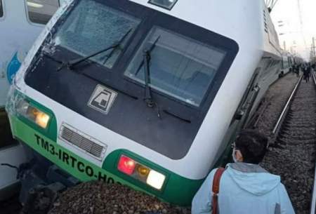 جزئیات حادثه برخورد دو قطار در ایستگاه چیتگر