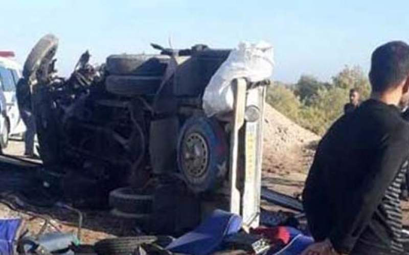 تصادف زنجیره‌ای مرگبار در جاده اهواز،خرمشهر