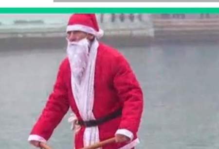 ونیز مملو از بابانوئل‌های جذاب شد/فیلم