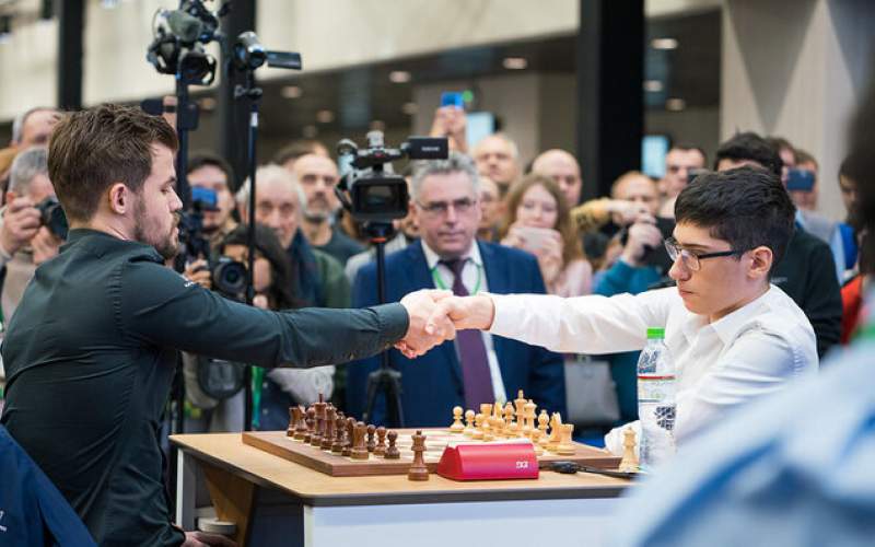 مصاف دو نابغه شطرنج؛ شکست فیروزجا برابر مرد شماره یک جهان