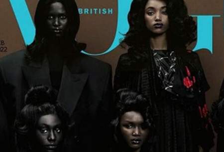 تصویر ۹ مانکن سیاه‌پوست روی جلد مجله ووگ