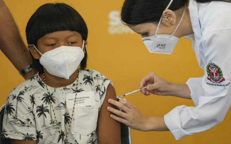 آغاز واکسیناسیون کودکان برزیلی علیه کرونا
