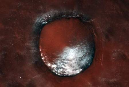 وقتی مریخ شبیه به یک کیک مخملی می‌شود