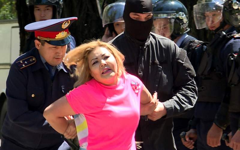 زنان غایبان اعتراض قزاقستان