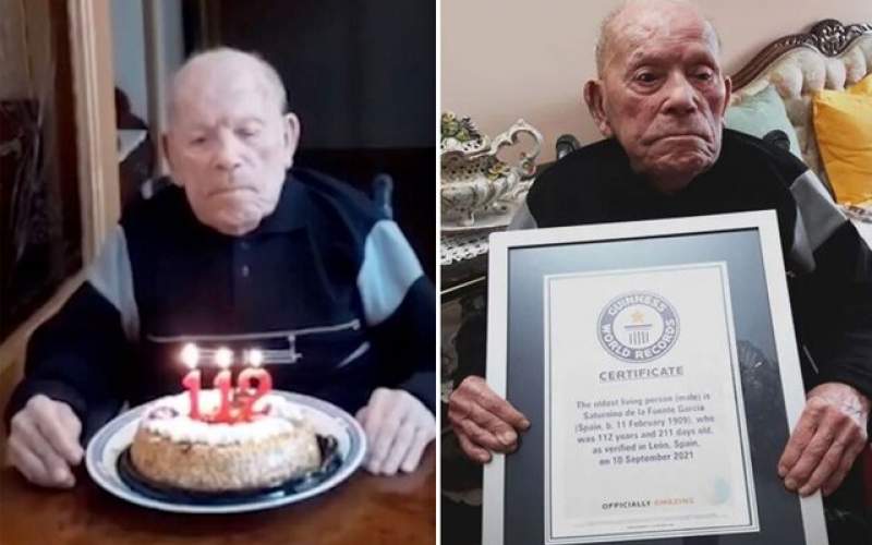 مرگ مسن‌ترین مرد جهان در آستانه تولدش