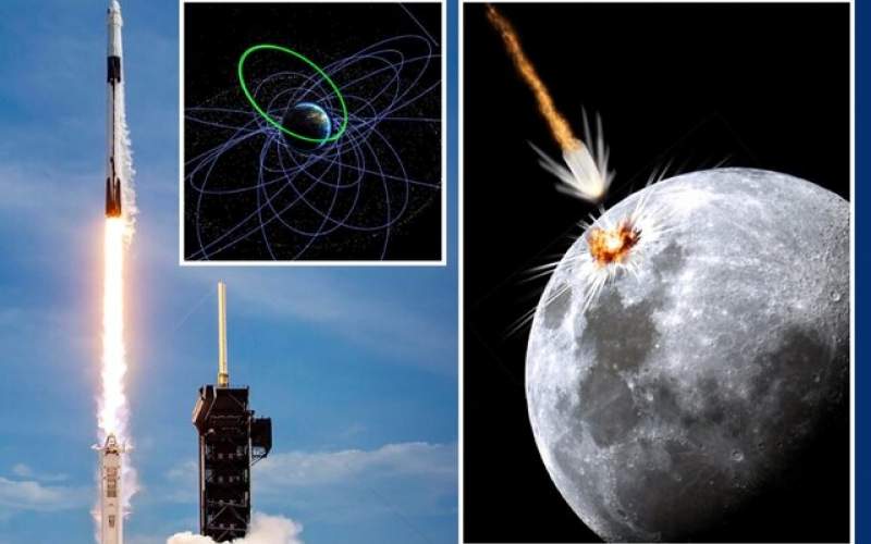 احتمال برخورد موشک "اسپیس‌ایکس" به ماه