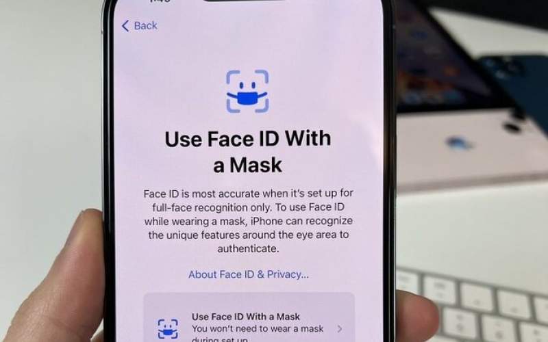 سازگاری سیستم تشخیص چهره اپل با ماسک