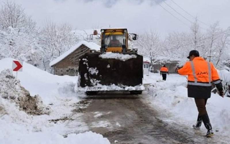 وحشت در ۱۸۰روستا با بارش برف و کولاک سنگین