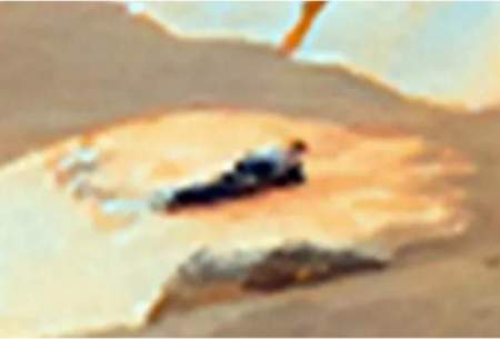 کشف موجود فرازمینی صورتی در مریخ/تصاویر