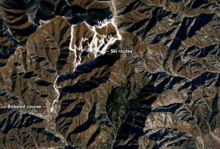 المپیک زمستانی پکن از نگاه ماهواره ناسا