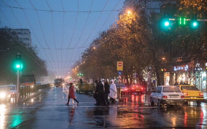 کاهش دما در تهران از امروز؛ بارش پراکنده باران