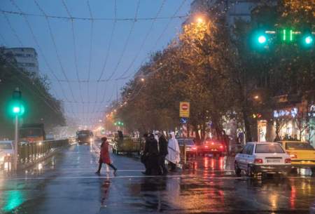 کاهش دما در تهران از امروز؛ بارش پراکنده باران