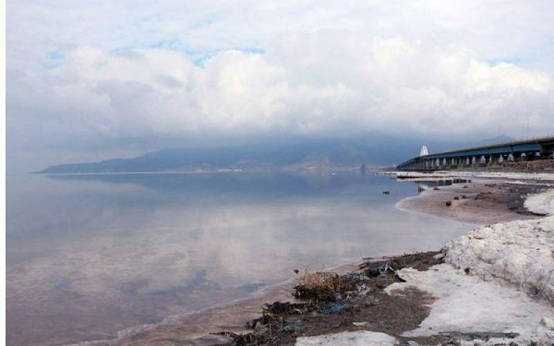 تراز دریاچه ارومیه ۵۹ سانتیمتر کاهش یافته
