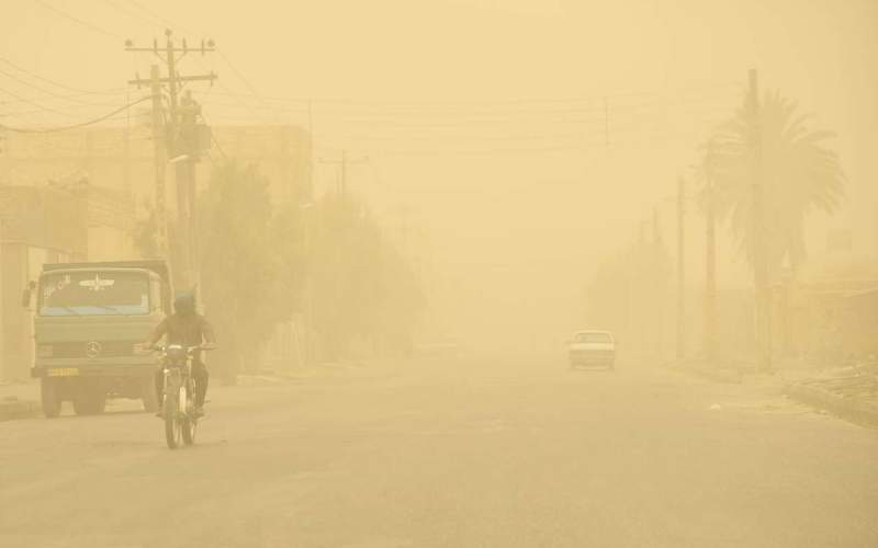 میزان گرد و غبار در دزفول ۱۲ برابر حد مجاز