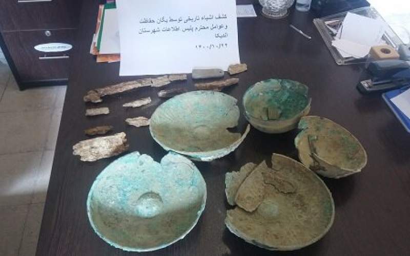 کشف اشیاء باستانی قاچاق در خوزستان