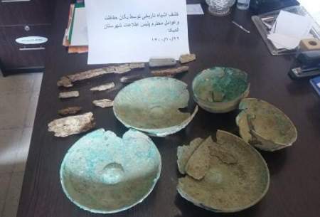 کشف اشیاء باستانی قاچاق در خوزستان