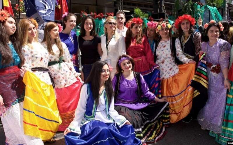 زنان ایرانی در جشن نوروز ۹۴ در لس‌آنجلس