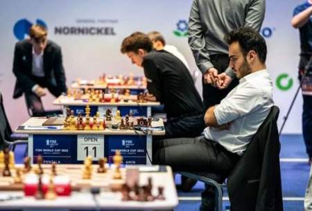 توقف قهرمان روسیه مقابل شطرنج‌باز ایرانی