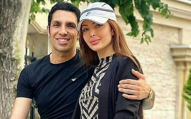 عکس جدید سپهر حیدری و همسرش