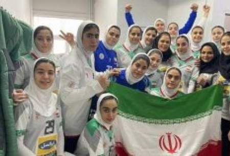 دو تاریخ‌سازی در یک تورنمنت از دختران هندبال ایران