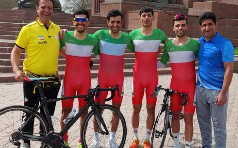 مدال برنز دوچرخه‌سواری ایران در قهرمانی آسیا