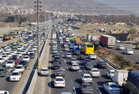 ترافیک سنگین در جاده های شمالی کشور