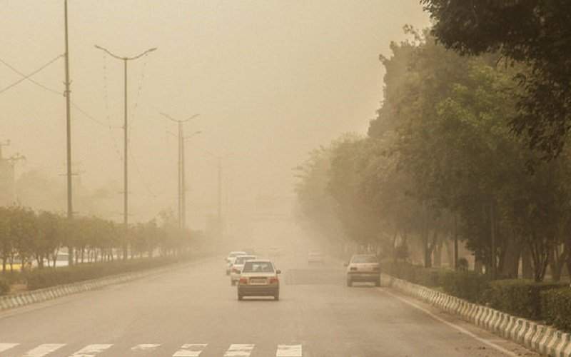 علل گرد و غبار موجود در هوای کشور