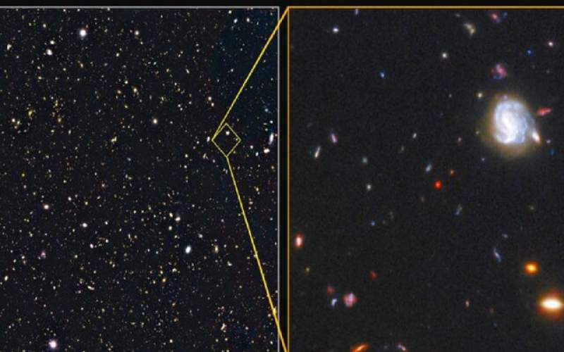 رصد یک ابرسیاهچاله در حال تولد توسط "هابل"