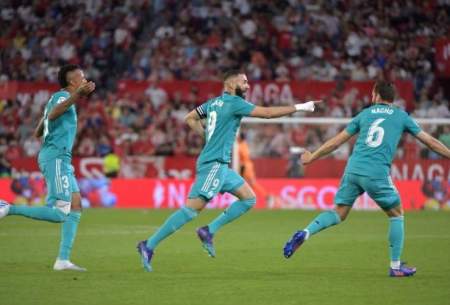 خلاصه بازی سویا 2 - رئال مادرید 3